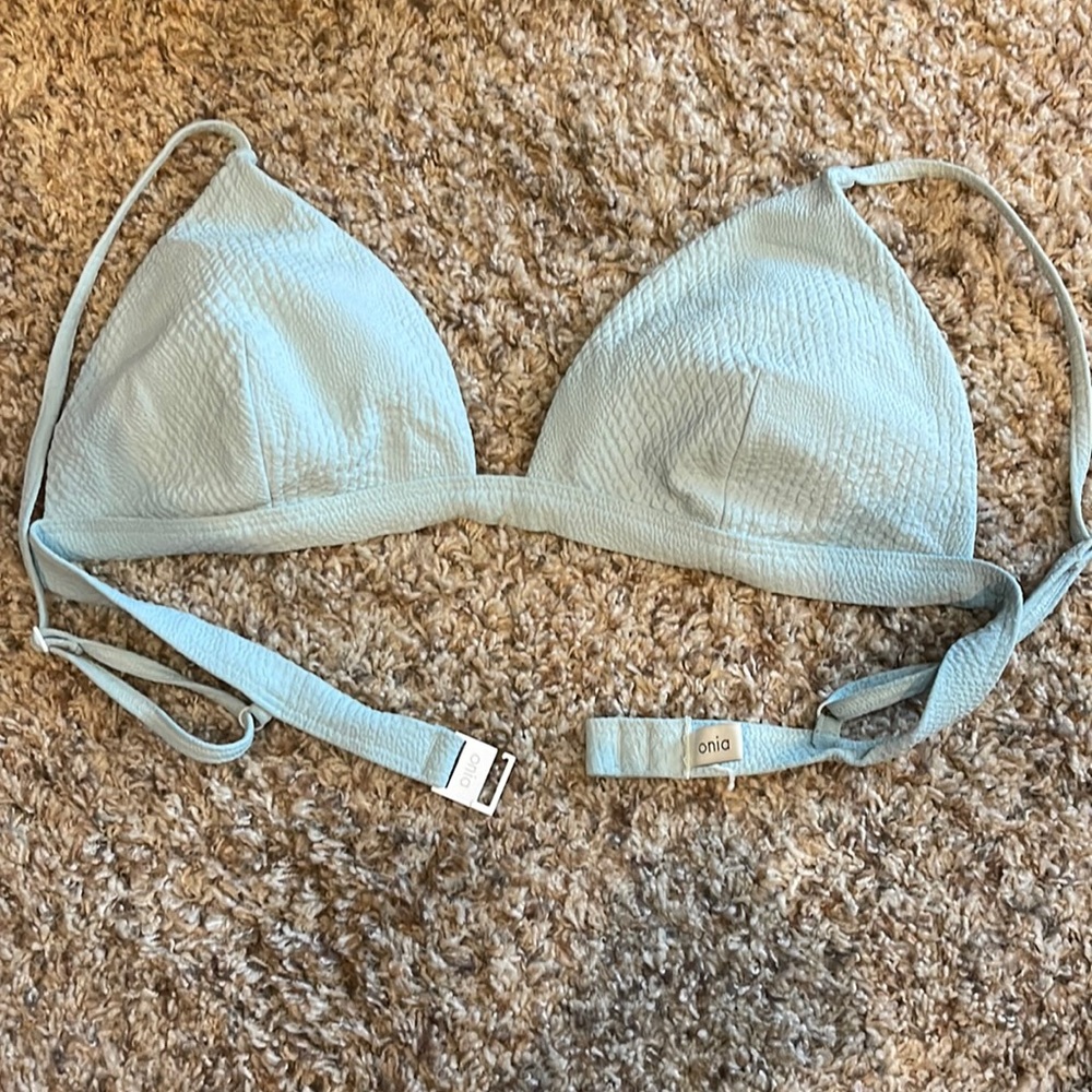 Light blue bikini top